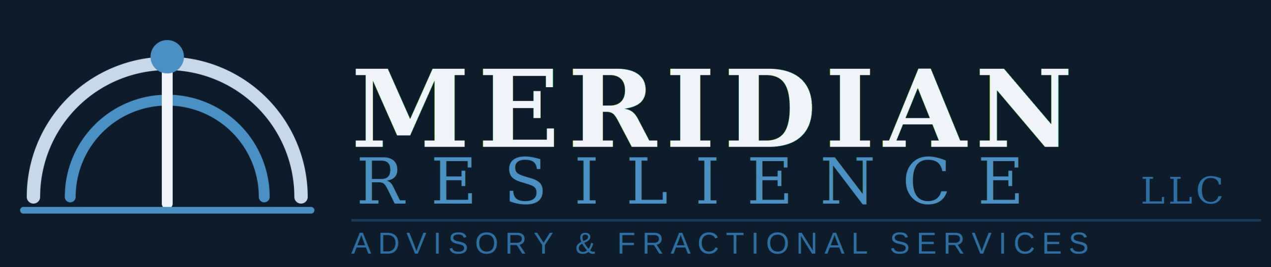 Logo for Meridian Resilience LLC.